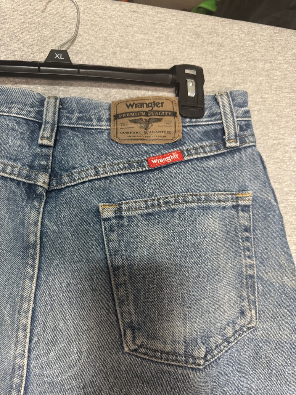 Wrangler Five Star Premium Denim Men’s Regular Fit Jeans 96501DS 5 pocket - Picture 4 of 9